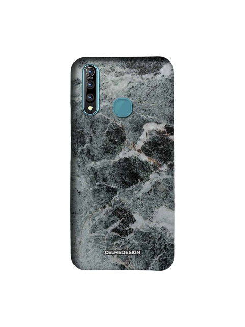 

CelfieDesign Black Grey & White Quirky Black Green Marqina Vivo Z1 Pro Back Cover