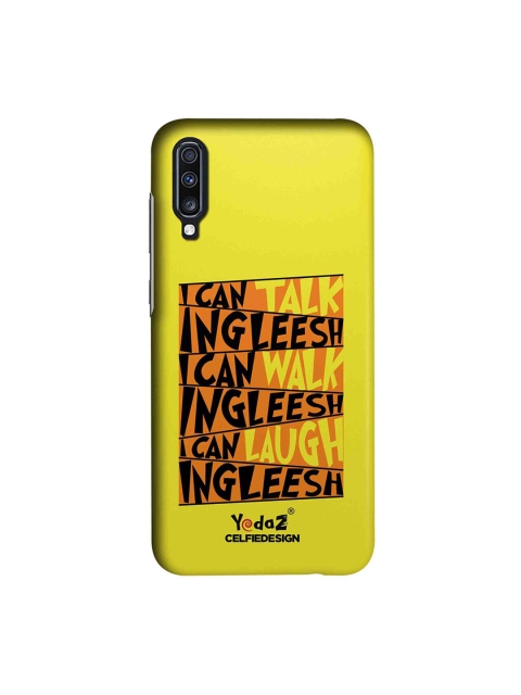 

CelfieDesign I Can Talk Ingleesh I Can Pattern Samsung Galaxy A70 Back Cover, Yellow