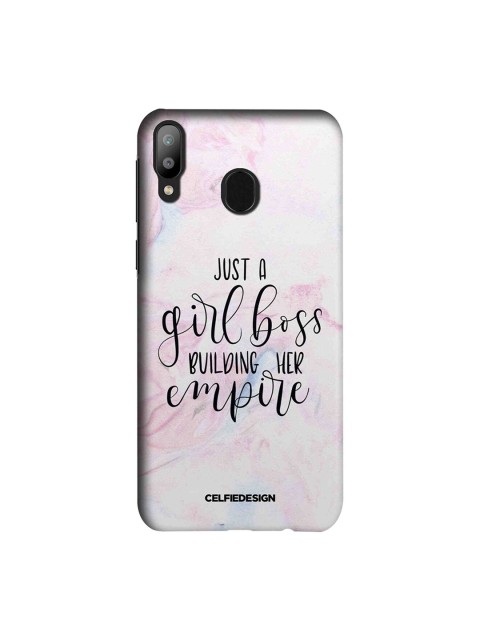 

CelfieDesign White & Black Boss Lady Samsung Galaxy M20 Sustainable Back Case