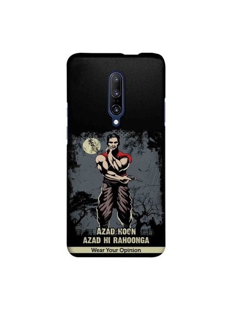 

CelfieDesign Black & Beige Wear Your Opinion Printed OnePlus 7 Pro Back Cover