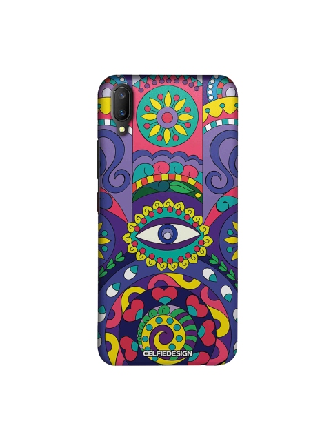 

CelfieDesign Purple White & Yellow Quirky Sustainable Humsa Vivo V11 Pro Back Cover