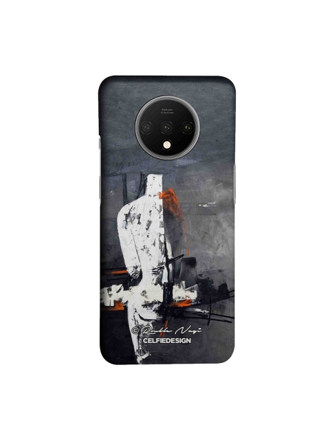

CelfieDesign Grey & White New Open World OnePlus 7T Back Cover