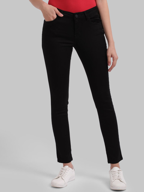 

Parx Women Black Skinny Fit Mid-Rise Clean Look Jeans