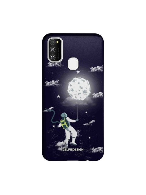 

CelfieDesign Purple & White Spaceman Samsung Galaxy M30S Sustainable Back Cover