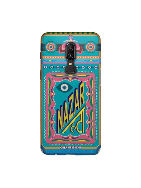 

CelfieDesign Blue & Pink Nazar Hata Printed OnePlus 6 Sustainable Back Cover