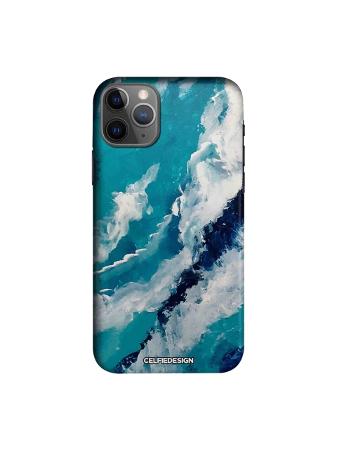 

CelfieDesign Blue & White Frothy Waves Printed iPhone 11 Pro Sustainable Back Cover