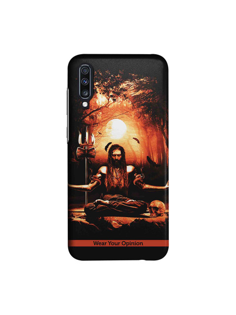 

CelfieDesign Black & Red Meditation Aghori Samsung Galaxy A70 Back Case