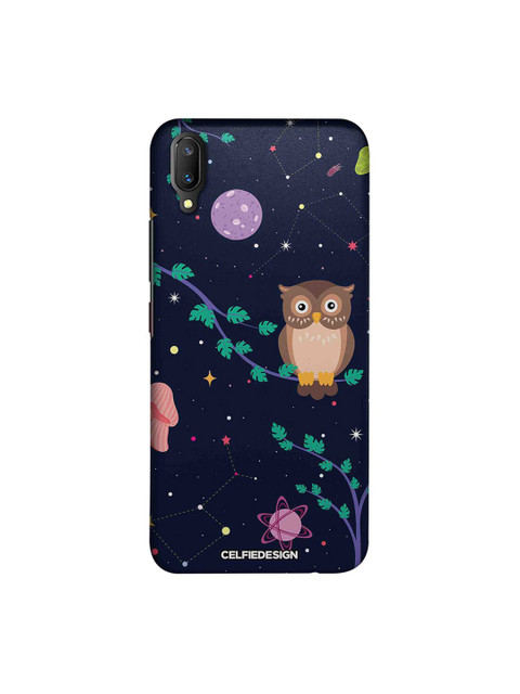 

CelfieDesign Navy Blue Space Owl Vivo V11 Pro Space And Nature Back Cover