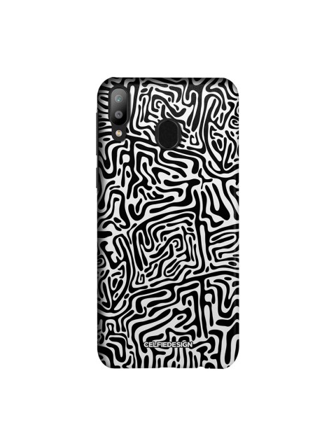 

CelfieDesign Black & White Maze Abstract Samsung Galaxy M20 Mobile Back Cover