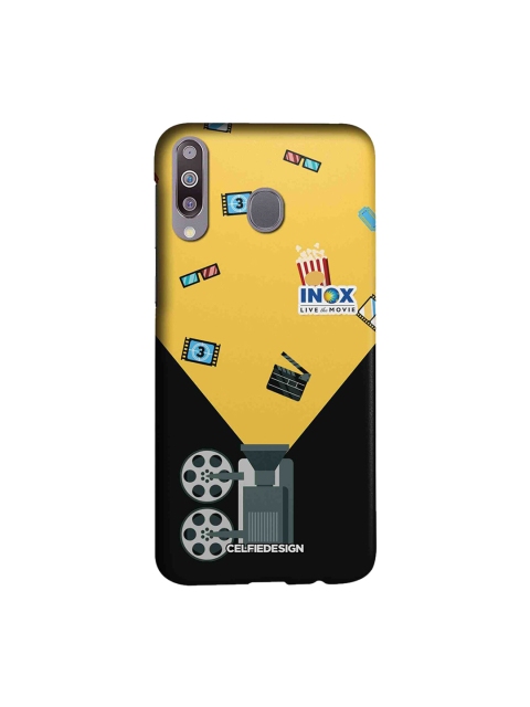 

CelfieDesign Yellow & Black Inox Cinema Samsung Galaxy M30 Back Case