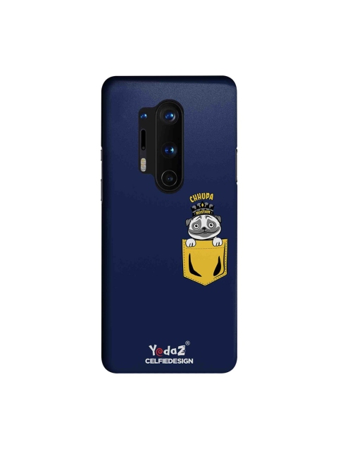

CelfieDesign Navy Blue & Yellow Chhupa Rustom Printed OnePlus 8 Pro Back Case
