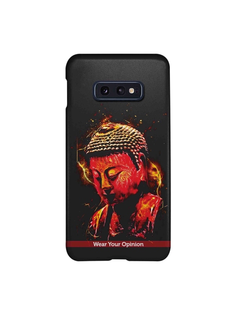 

CelfieDesign Black & Red Peace Buddha Samsung Galaxy S10E Sustainable Back Cover