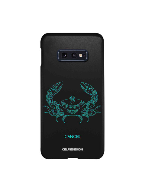

CelfieDesign Black & Green Cancer Zodiac Printed Samsung Galaxy S10E Back Cover