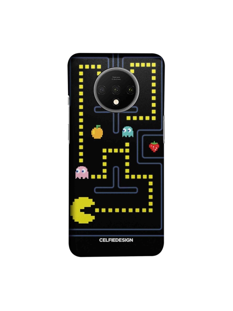 

CelfieDesign Black & Yellow Pacman OnePlus 7T Sustainable Back Cover