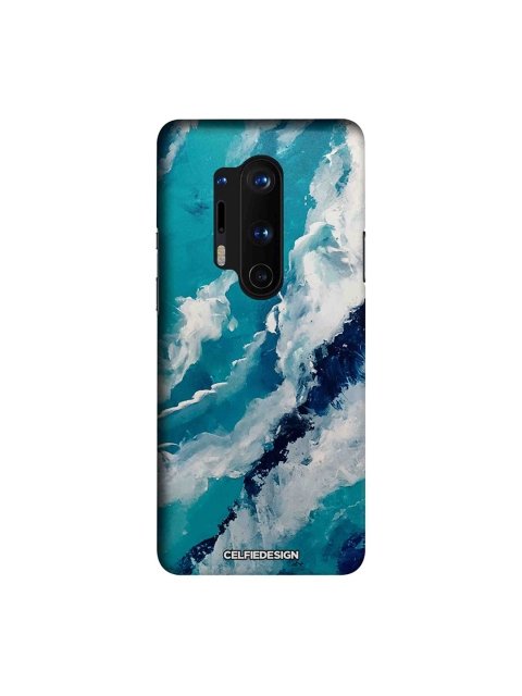 

CelfieDesign Teal-Blue & White Frothy Waves OnePlus 8 Pro Sustainable Back Cover
