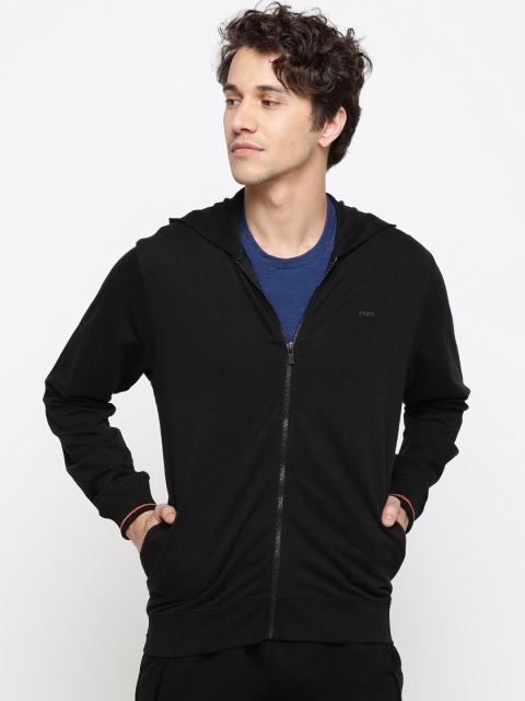 

Pepe Jeans Men Black Solid Sweatshirt