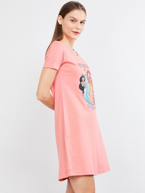 

max Women Pink Printed Sleep Shirt