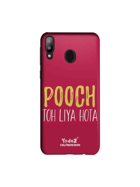 

CelfieDesign Pink & Yellow Pooch Toh Liya Hota Samsung Galaxy M20 Sustainable Back Case