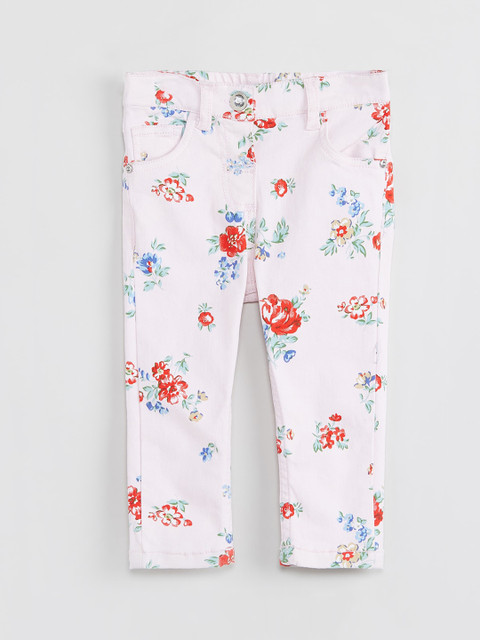 

max Girls Pink Regular Fit Printed Regular Trousers
