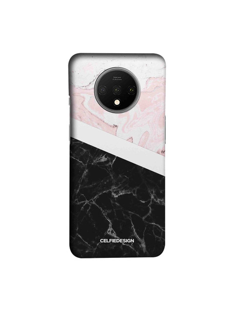 

CelfieDesign Black & Pink Blend Signature Quirky Sustainable OnePlus 7T Back Cover