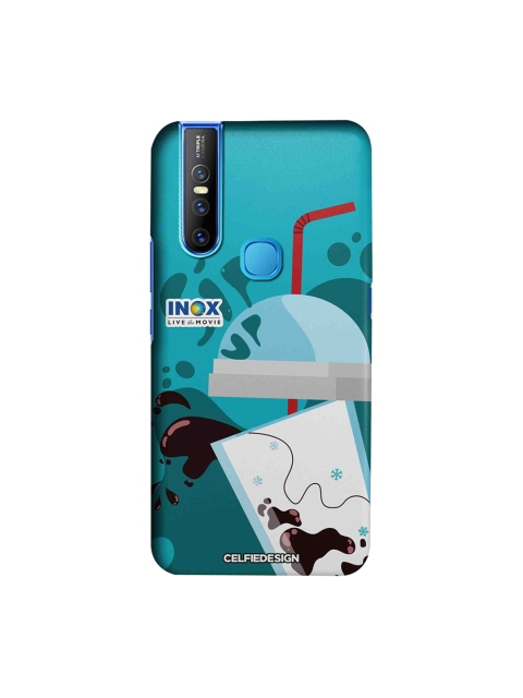 

CelfieDesign Blue & White Inox Sipup Quirky Sustainable Vivo V15 Back Cover