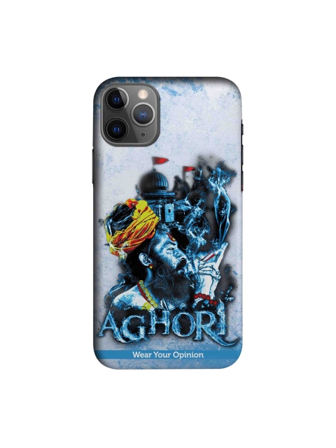 

CelfieDesign White & Blue Aghori Wear Your Opinion Quirky Sustainable Apple iPhone 11 Pro Mobile Back Cover