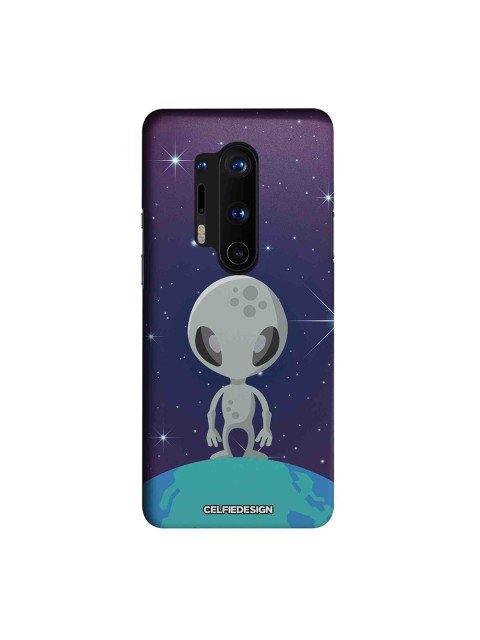 

CelfieDesign Purple & Grey Alien Signature Quirky OnePlus 8 Pro Back Cover