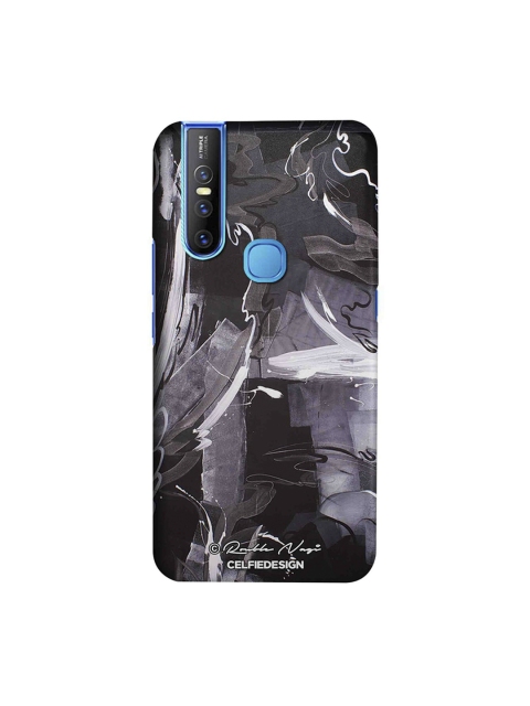 

CelfieDesign Grey & White Flashback Rouble Nagi Quirky Sustainable Vivo V15 Back Cover