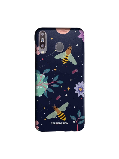 

CelfieDesign Navy Blue Space Bees Samsung Galaxy M30 Sustainable Back Cover