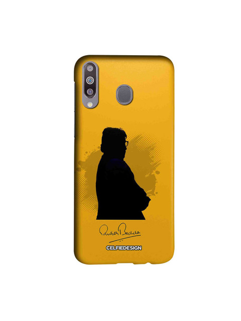 

CelfieDesign Yellow & Black BB With Signature Samsung Galaxy M30 Sustainable Back Case