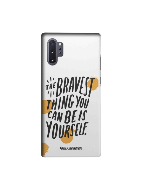 

CelfieDesign White & Black Being Yourself Samsung Galaxy Note10 Plus Back Cover