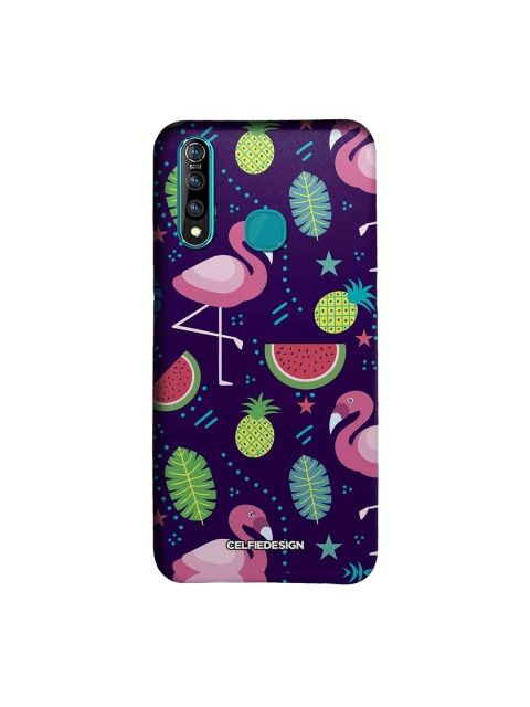 

CelfieDesign Unisex Navy Blue Flamingo Vivo Z1 Pro Sustainable Back Case