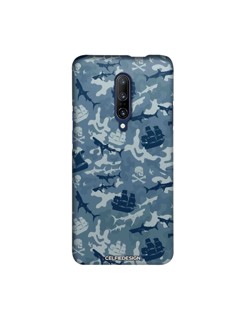 

CelfieDesign Teal Blue Pirates Pattern Disney Character Quirky OnePlus 7 Pro Back Cover