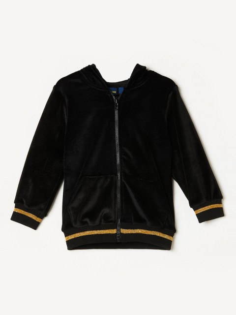 

Juniors by Lifestyle Girls Black Solid Sweatshirt