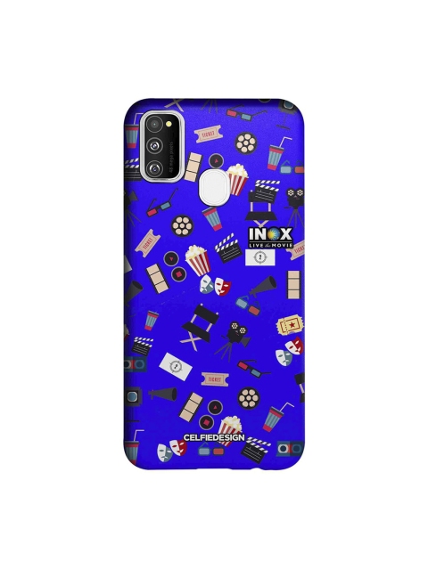 

CelfieDesign Blue & Black Love Cinema Samsung Galaxy M30 Back Case