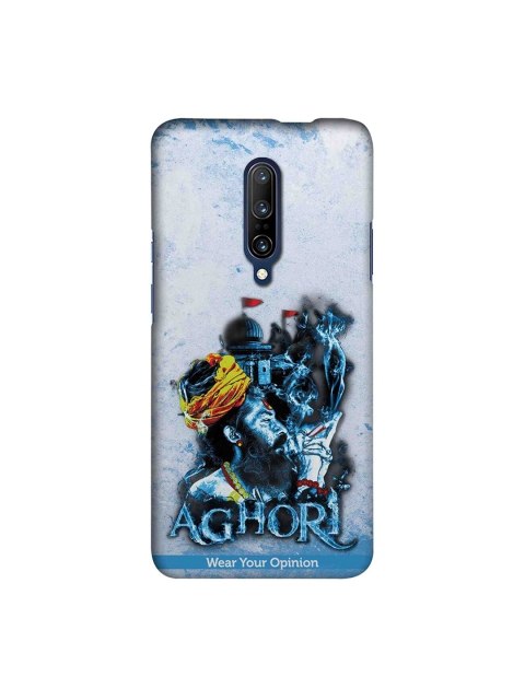 CelfieDesign White & Blue Aghori Wear Your Opinion Quirky OnePlus 7 Pro Back Cover