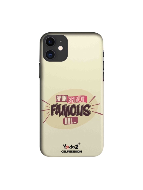 

CelfieDesign Beige & Brown Apun Bahut Famous Hai Apple iPhone 11 Sustainable Back Cover