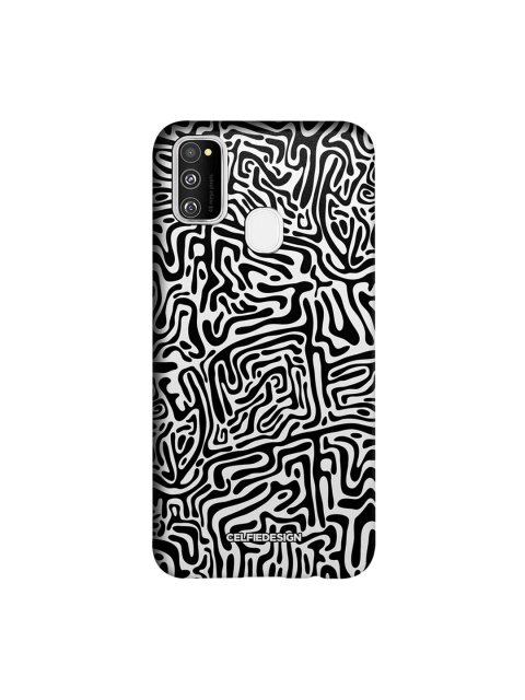 

CelfieDesign Black & White Maze Abstract Samsung Galaxy M30S Sustainable Back Cover