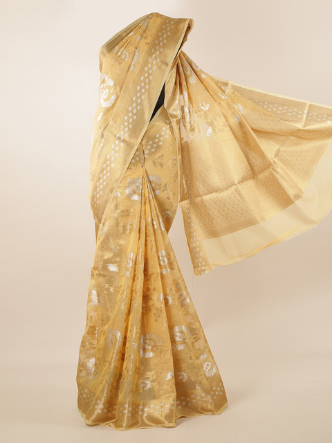 

Pothys Gold-Toned Woven Design Saree