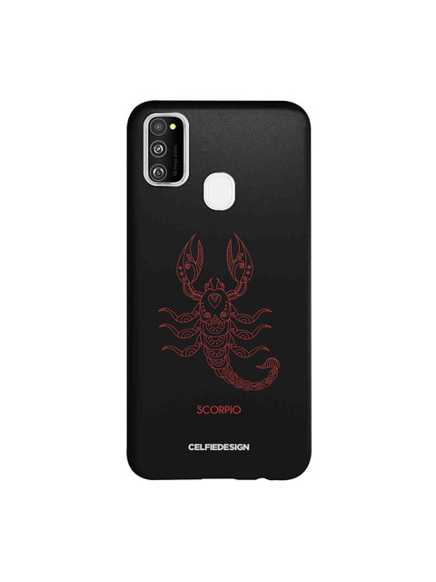 

CelfieDesign Black & Red Scorpio Samsung Galaxy M30S Sustainable Back Cover, Multi
