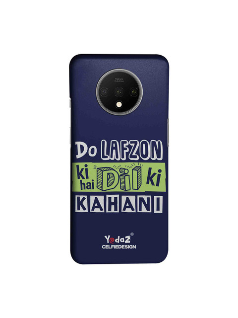 

CelfieDesign Navy Blue Do Lafzon Ki Kahani Quirky Yedaz OnePlus 7T Mobile Back Cover