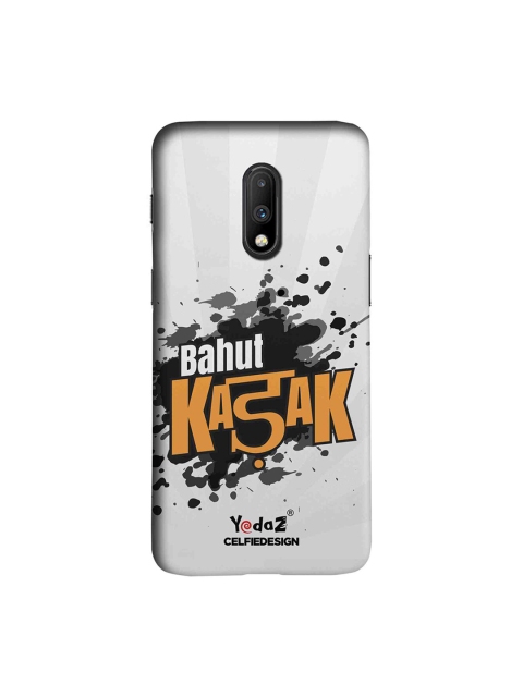 

CelfieDesign White & Yellow Bahot Kadak OnePlus 7 Sustainable Case