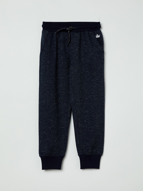 

max Girls Navy Blue Solid Joggers