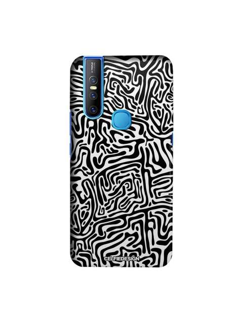 

CelfieDesign Black & White Printed Vivo V15 Phone Back Cover