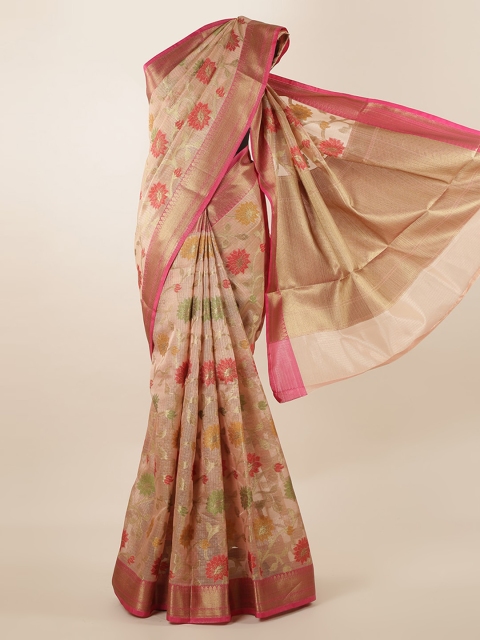 

Pothys Pink Woven Design Saree