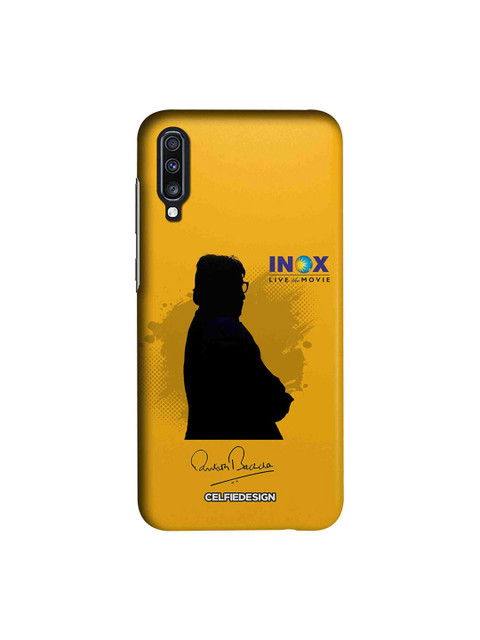 

CelfieDesign Yellow & Black InoxBB Samsung Galaxy A70 Mobile Back Cover