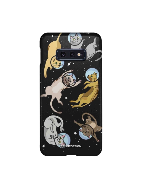 

CelfieDesign Black & Yellow Cat in Space Samsung Galaxy S10E Back Cover