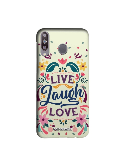 CelfieDesign Cream Live Laugh Love Samsung Galaxy M30 Back Cover