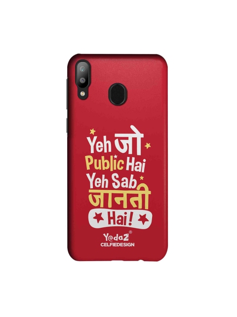 

CelfieDesign Red & White Ye Jo Public Hai Samsung Galaxy M20 Back Case