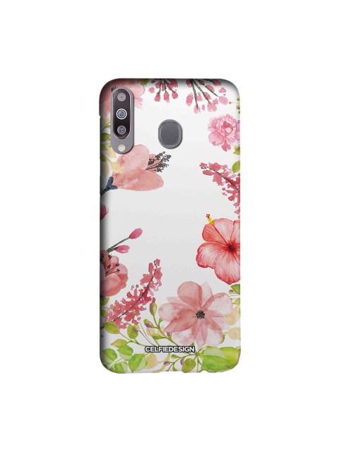 

CelfieDesign White & Pink Aquarelle Gardens Samsung Galaxy M30 Sustainable Back Case